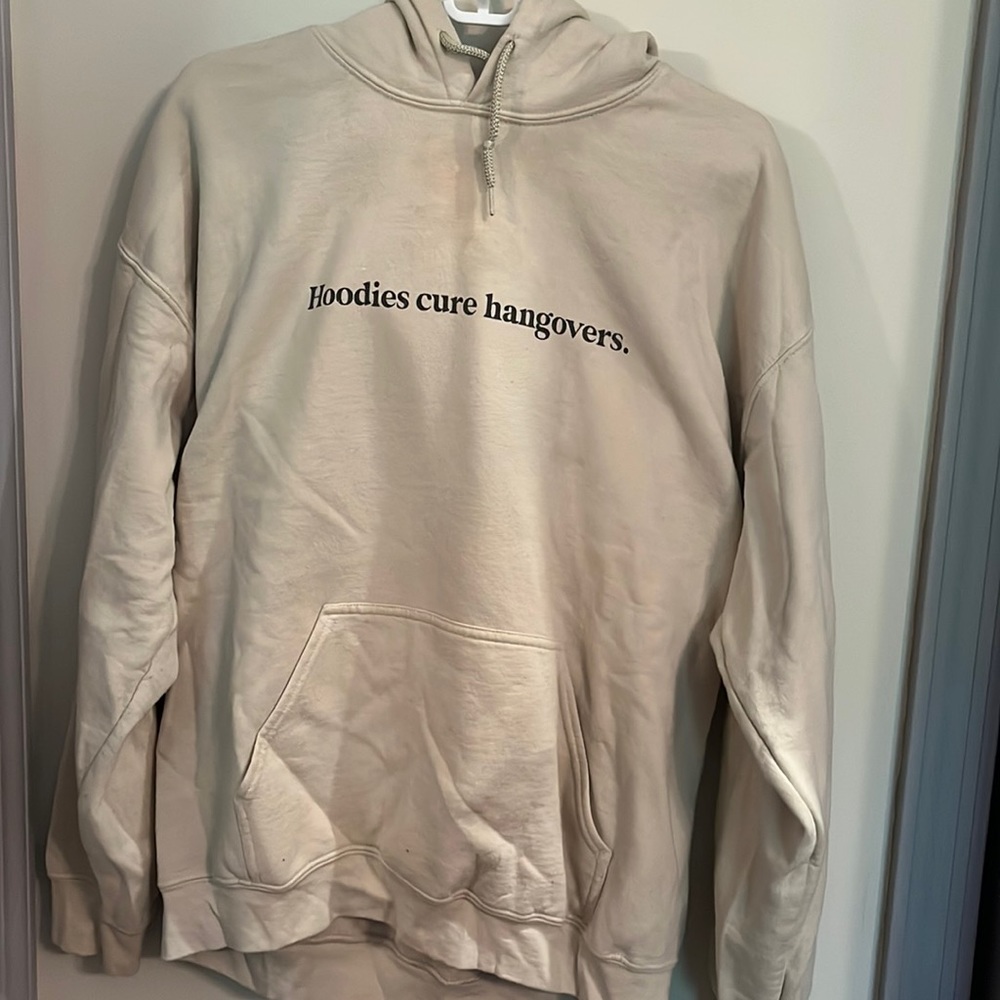 Large tan hoodie